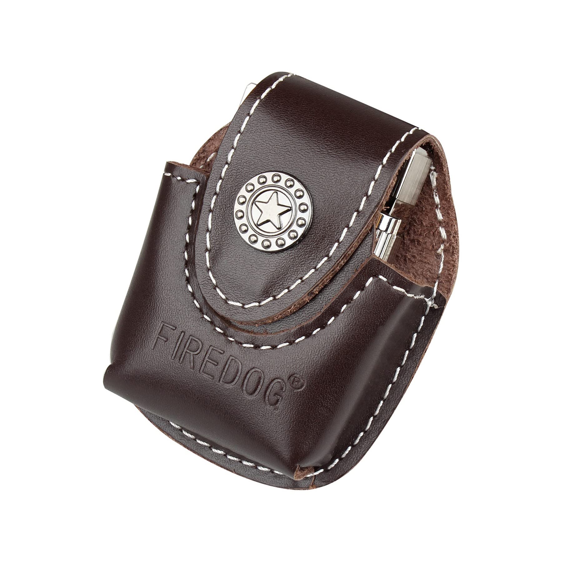 Cigarette Lighter Case 1PC Genuine Leather Lighter Pouch Hoder with Belt Loop CL27