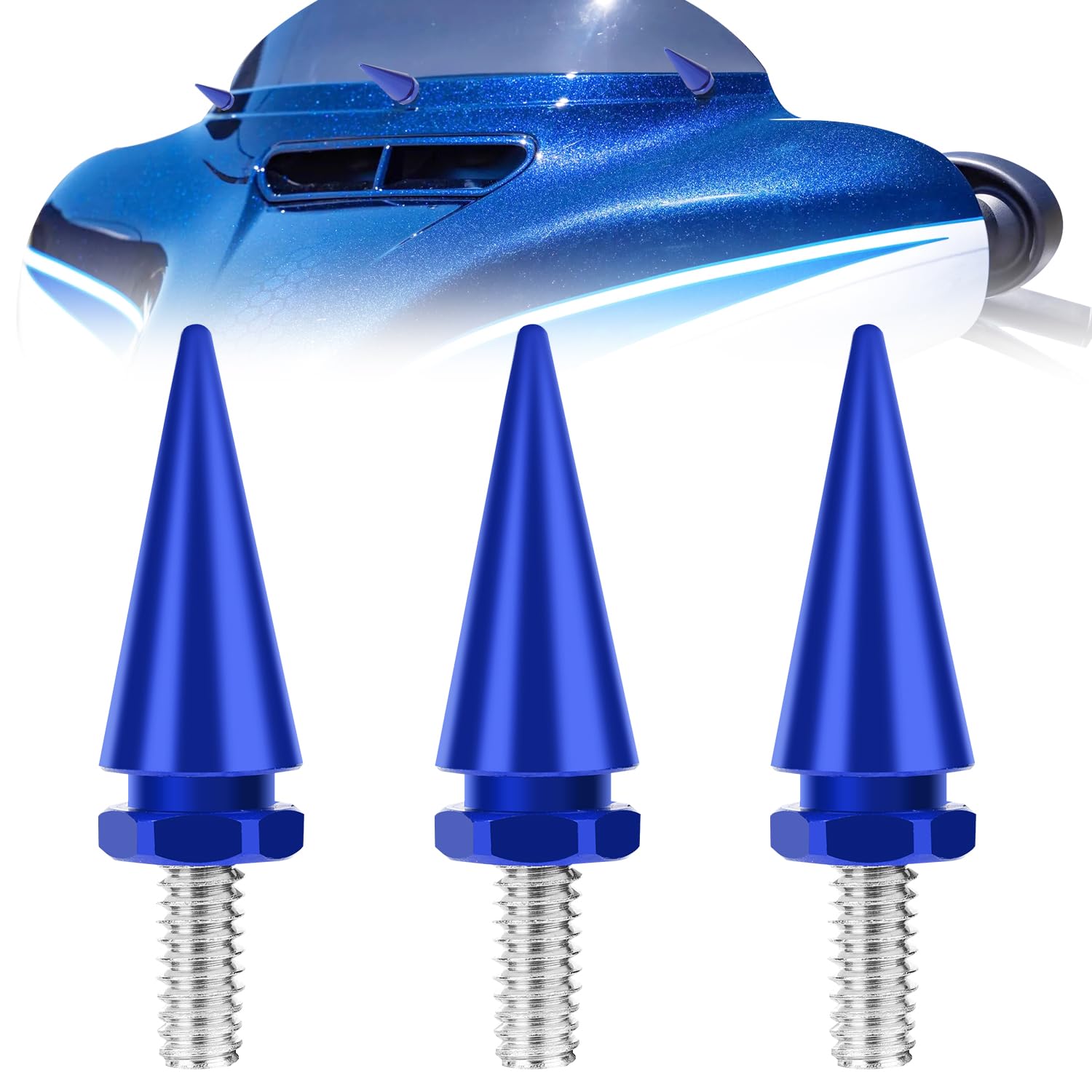 Motorcycle Windshield Bolts, Windscreen Screws, Fairing Bolts Compatible for Harley Davidson Electra Glide, Street Glide, Ultra Classic, Ultra Limited, Tri Glide 1996-2013